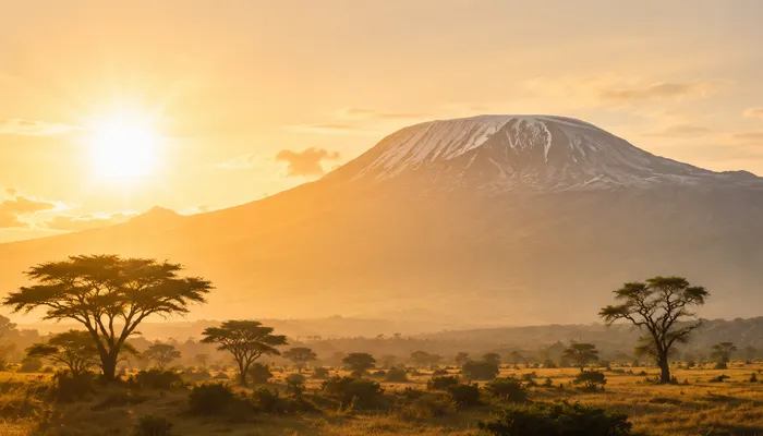 Mount Kilimanjaro during the Late December – early March season